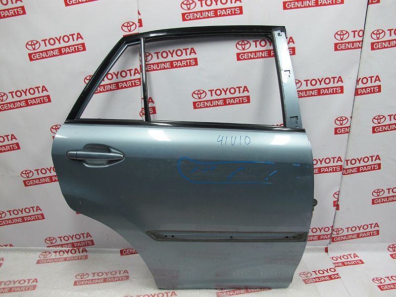 Дверь задняя правая голубая на Lexus RX 2003-2008гг